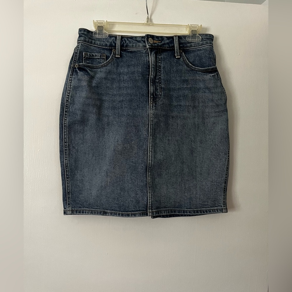 Old Navy Blue Denim Jean Skirt